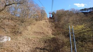 小さなロープウェイ