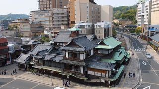 道後温泉本館を見下ろせる場所