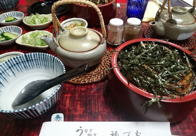 ひつまぶしを食べました。