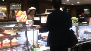 くまちゃんがお出迎え