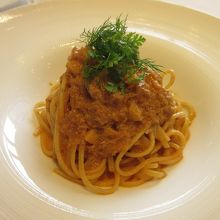 リングイーネ 渡り蟹のビスクソース