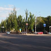 キエフ大学前の通り
