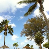 ホテル前のビーチ