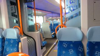 空港からの鉄道が再開されていました。