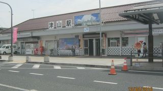 駅舎は新しいです。平屋づくりの駅舎です。