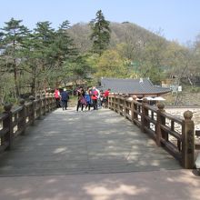 境内には散策路があります