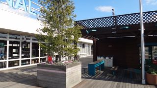 空港っぽくない展望デッキ