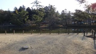 東大寺中門の手前