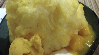 あの有名なマンゴーかき氷！