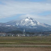 会津若松付近から