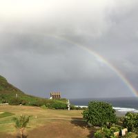 バルコニーから虹が見えた！！