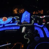 庭園のライトアップ