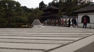 世界文化遺産の銀閣寺