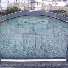 水道橋の江戸名所図会のプレート
