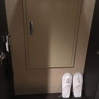 使い捨てスリッパもありました。