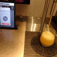 オレンジジュースマシンです。