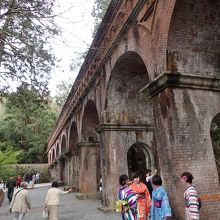 水路閣は良い撮影スポット