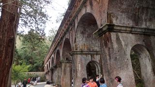 水路閣が写真スポットとして有名