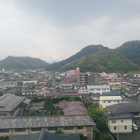 客室からの山