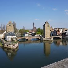 ヴオーバン ダムからの旧市街の景色