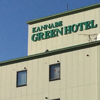 看板もグリーンが基調です