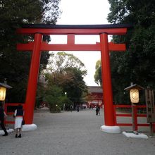 下鴨神社　鳥居
