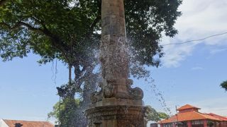 たくさん水が出ていて気持ちが良かった。