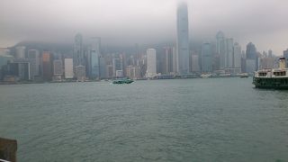 九龍と香港島の間