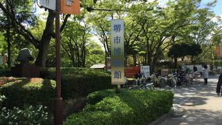 大仙古墳のすぐそば