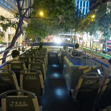 どこに座ろうかな〜？停車する度に移動もＯＫ