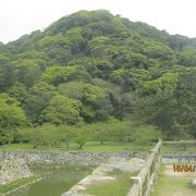 萩城址がある山です。