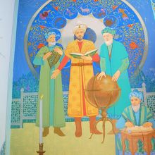 我らがウルグベク先生（中央）