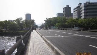 中心部の大通り