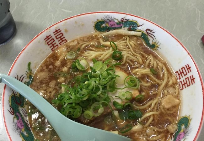 珍しく朝からやってるラーメン屋さん