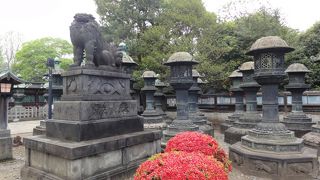 ちょっと変わってる銅灯篭