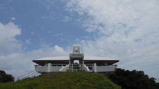 島の最も高い場所にある展望台！