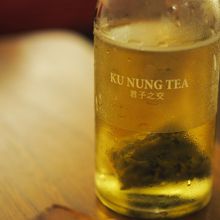 冷たいお茶が美味しい