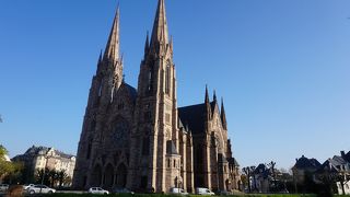 【ストラスブール】セントポール教会、美しい尖塔