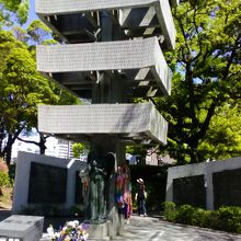 原爆ドームの南側すぐのところにあります