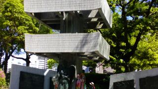 原爆ドームの近くにあります