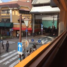 お店からの眺め