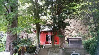 海辺の神社です