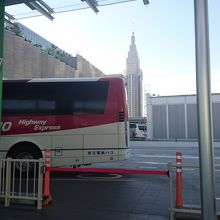 C7乗り場のベンチからの眺め