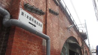 高架橋沿いを歩きましたが人はほとんど通っていませんでした