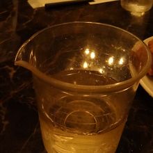 白ワインです。