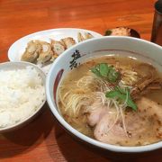 塩ラーメンが美味しい