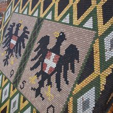 北塔から見える大聖堂の屋根