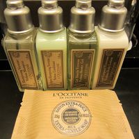 ロクシタンのアメニティは柑橘系の良い香りでした