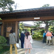 旧加賀藩士高田家の邸宅です