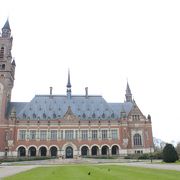 オランダ、デン ・ ハーグの平和宮。国連、常設仲裁裁判所